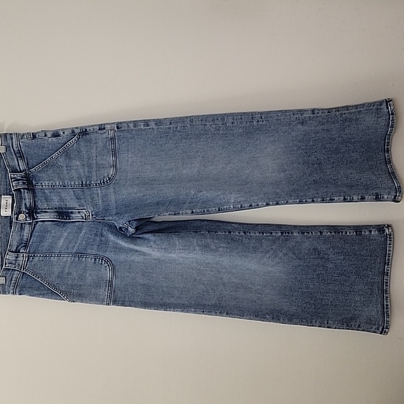 Frame Jeans Women's Modern Patch Pocket Strechy Wide-leg Size 31 - Picture 3 of 16
